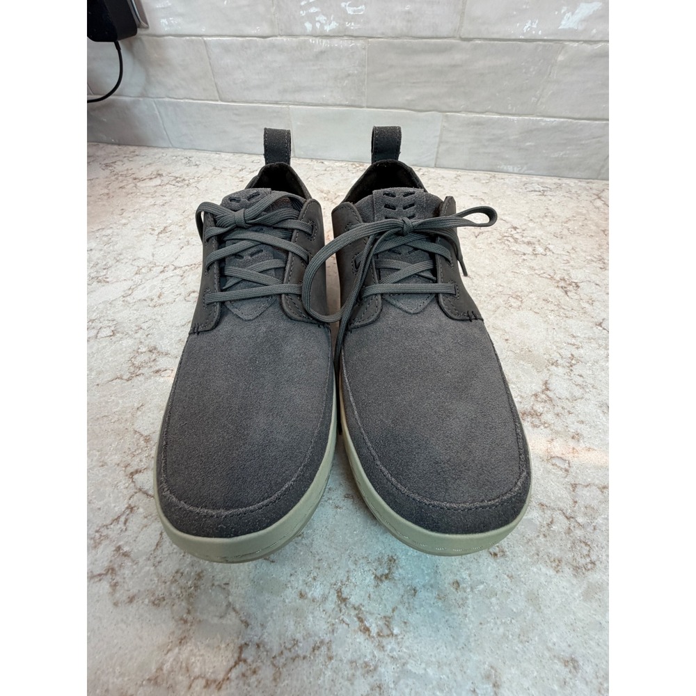 Teva Mens Gateway Low Suede Charcoal Grey Hiking Walking Shoes  Size 9.5